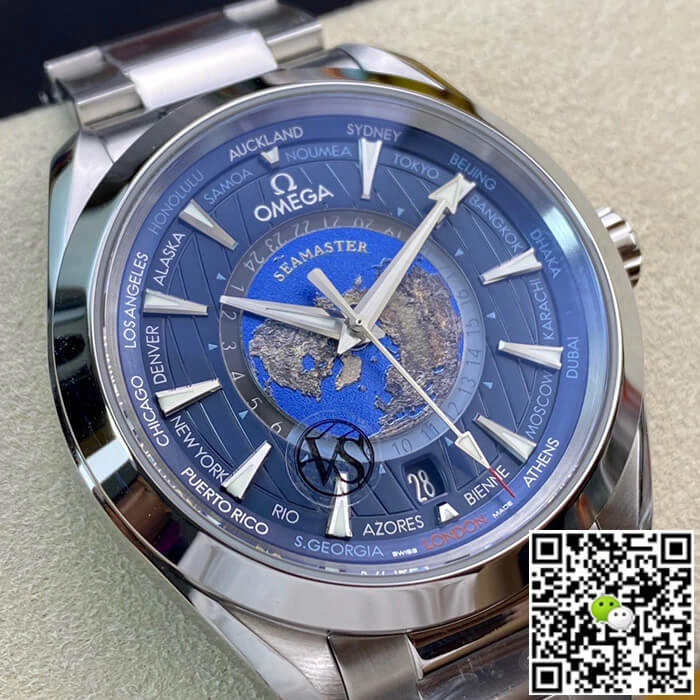 Omega Seamaster 220.10.43.22.03.001 VS Factory 1:1 Best Edition Replica Watch Blue Dial Swiss ETA8938